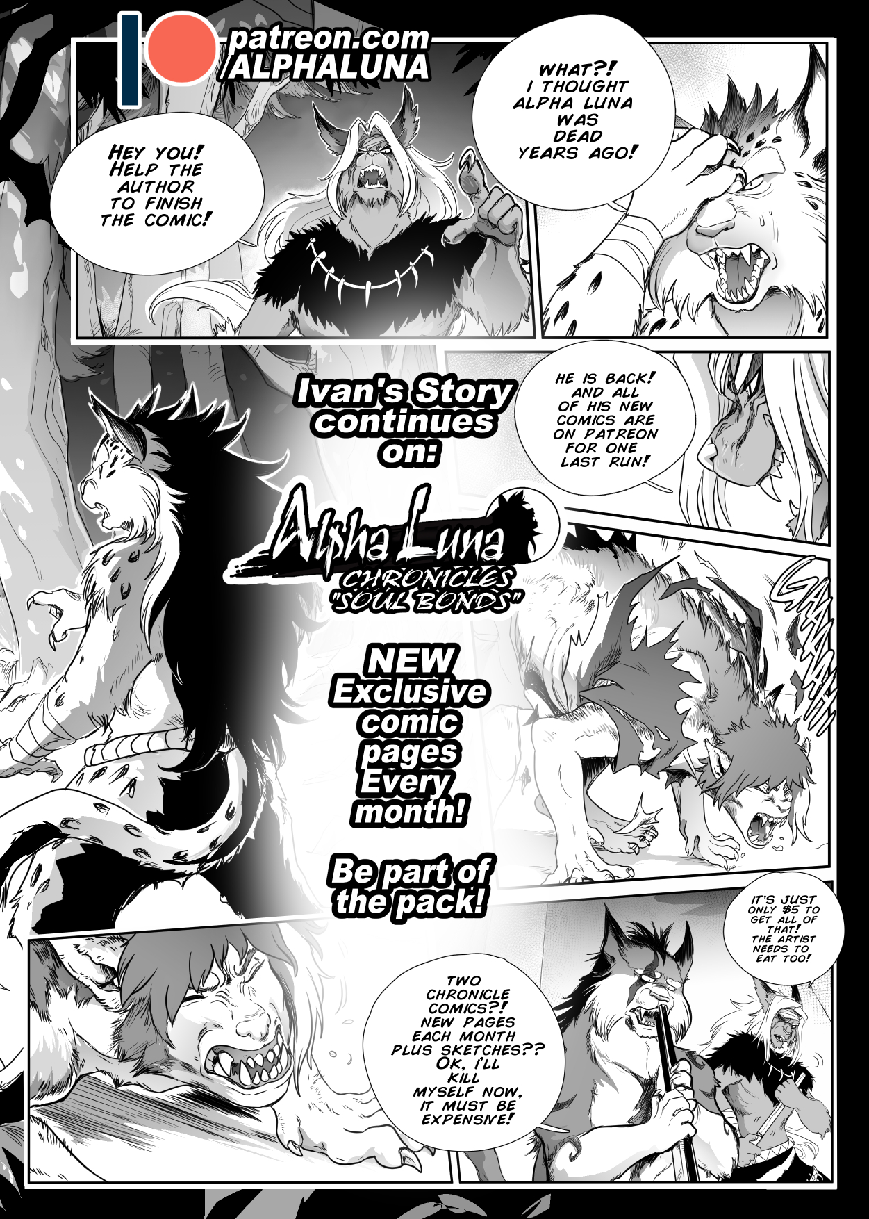 Alpha Luna Chronicles “Soul Bonds” & Patreon Alpha Luna
